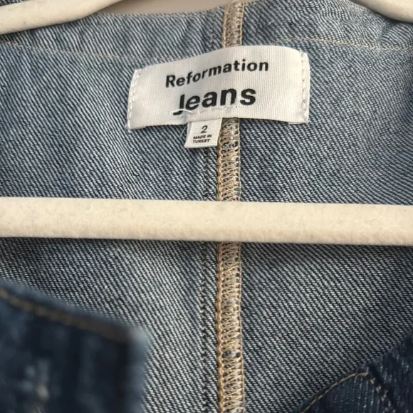 Reformation Tropez Denim Mini Dress size 2 - Picture 7 of 7